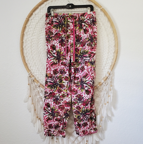 Trina Turk 100% Cotton Floral Pajama PJ Set Size M - Picture 5 of 9